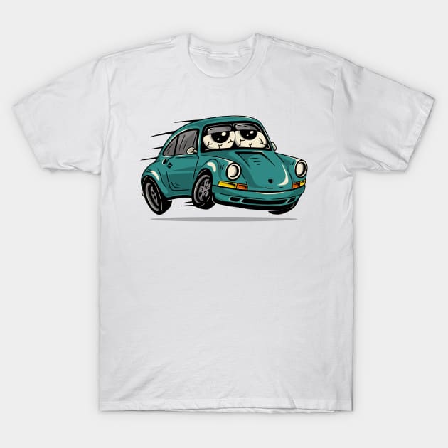 Cute little car T-Shirt by hendijulyandi